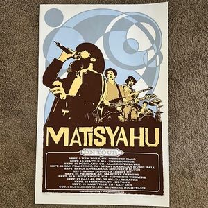 Matishayu 2005 original tour poster.